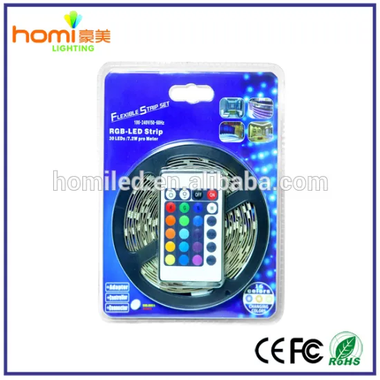 Gift packing RGB flexible led strip blister kit