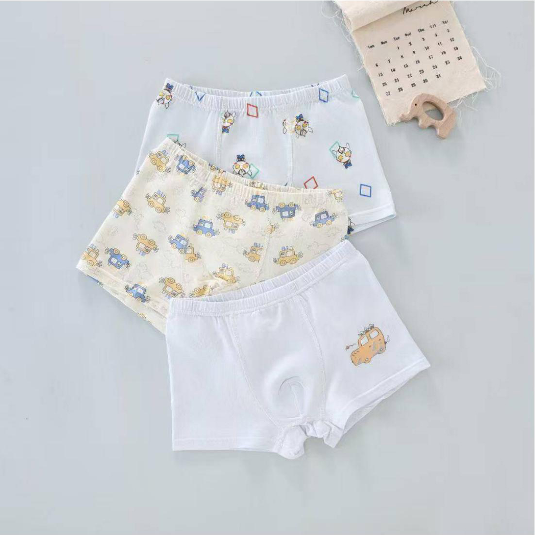 만화 동물 자동차 인쇄 어린이 4 구석