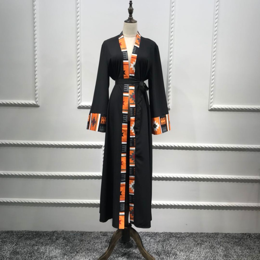 Kaftan Abaya Robe Dubai Hijab Cardigan Muslim Dress Qatar UAE Oman Caftan Marocain Abayas For Women Turkish Islamic Clothing