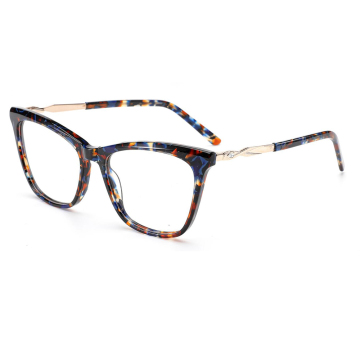 Cadres d'acétate de mode en gros: cadres de lunettes optiques pour les yeux pour les lunettes