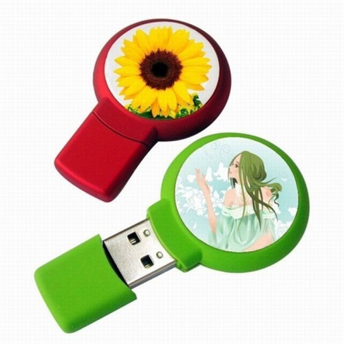 Wholesale Mini Epoxy Circular Themed Usb Flash Drive