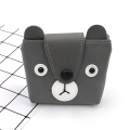 Custom cartoon bear PU coin purse