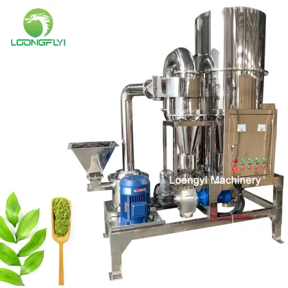 Industrial chilli cassava leaf lentils powder making machine