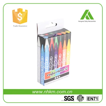 Green wax crayon