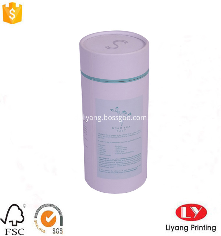 white paper tube box