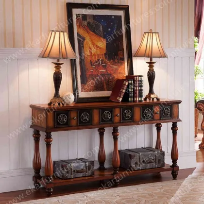 Classic Wooden Console Table antique hobby lobby