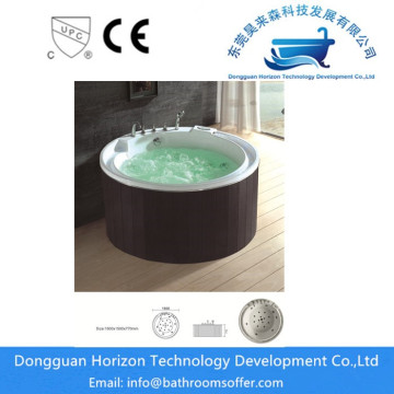 Round whirlpool tub acrylic bathtub