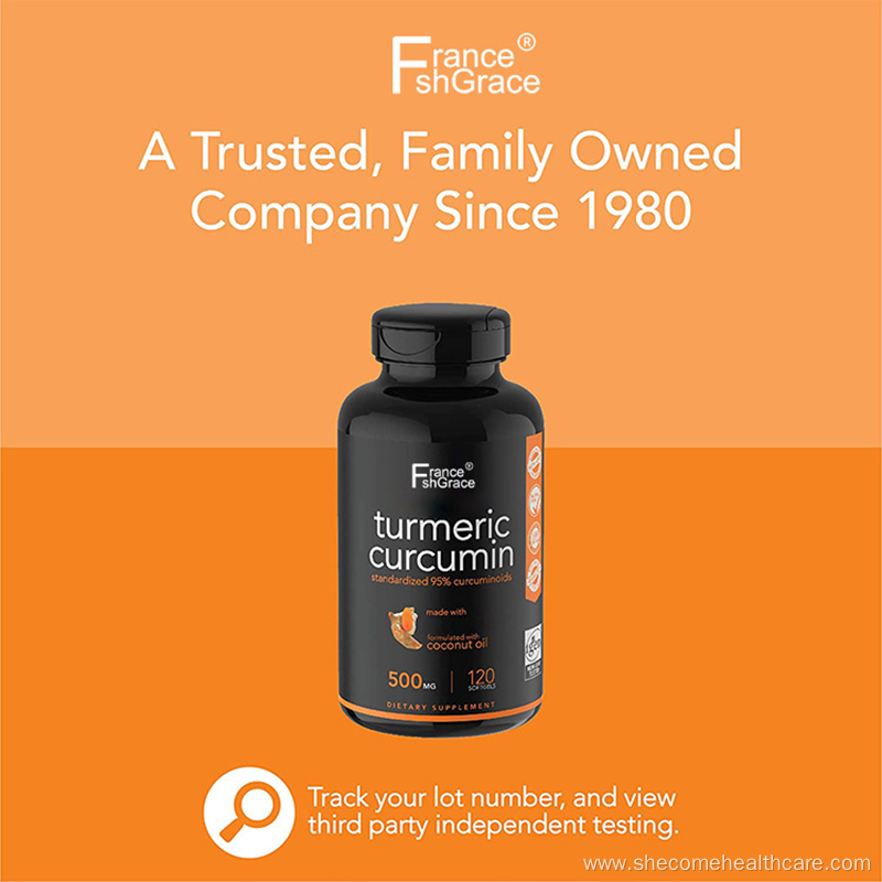 Tumeric Root Extract Brain Health Tumeric Curcumin Softgel