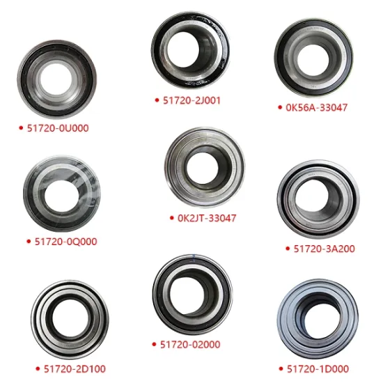 Wholesale High Quality Original Equipment Manufacturer (OEM) Hub Bearings: 51720-H5000, 51720-1Y000, 51720-G6000, 51720-1W000, 51720-1C000, and 51720-0Q000