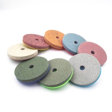 4 inci/100mm basah/kering batu berlian berlian fleksibel pad penggilap untuk pengamplasan lantai terrazzo