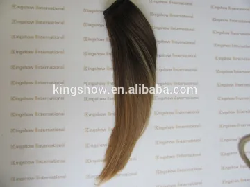 excellent quality top grade balayage #6/22 clip in hair extension