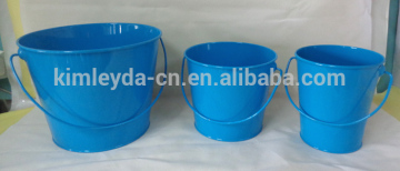 Metal garden bucket/powder coated bucket