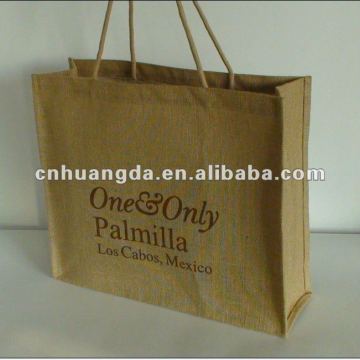 fashion ladies Jute shopping bag