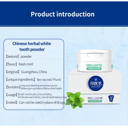 Relieve Bleeding Gums Clean Stains Tooth Powder