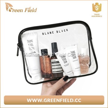2016 PVC transparent makeup bag,cosmetic bags with compartments