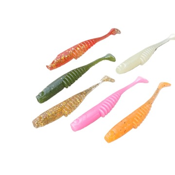 Soft Bait 52mm T-Tail Lure for Packing Fishing