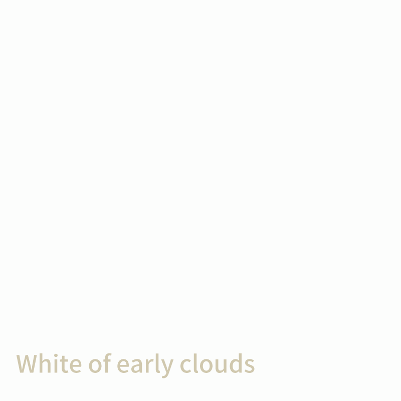 White of early clouds