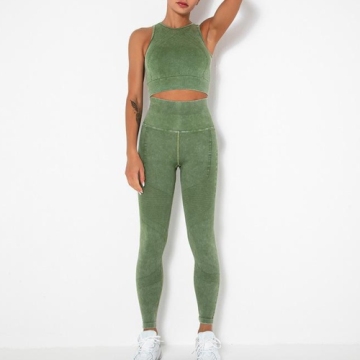 Yoga Leggings and Sports Bra Gym Clothes