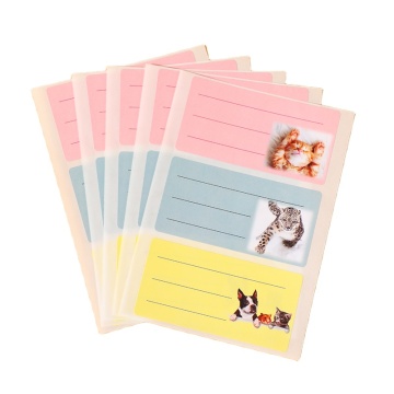 Custom Printed Permanent Non-Removable Name Tag Stickers