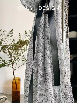 Elegant Fragrant Wind Cotton And Linen Window Screen