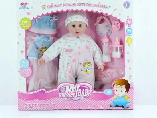 16" FIGURES WITH BOTTLE + CLOTHES