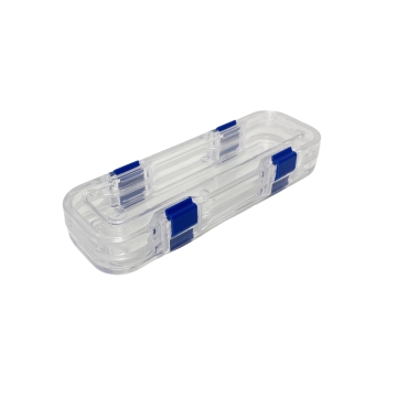 Membrane Box Hinged 150mm Square X 25mm H with Film for Shipment