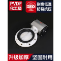 PVDF Pneumatic Butterfly Valve DN25 hingga DN300