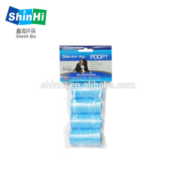 Sacchetti per lettiera compostabili una tantum Easy Tie Handles-Gusset