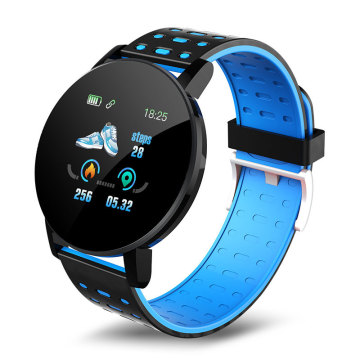 119S 1.44 inch BT 119plus Smart Watch Waterproof 3D Heart Rate Monitor Fitness Tracker Reminder Smart Watch