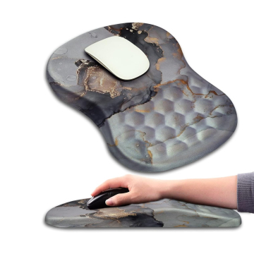 Bestselling Ergonomic Wrist Rest Mouse Pad and Keyboard Mat with Non-Slip PU Base for Laptop and Office Use