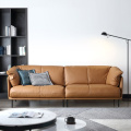 Nordic Modern Minimalis Living Room Leather Sofa