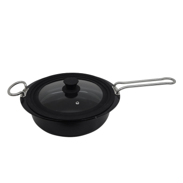 22cm Classic Metal Casserole for Soup - Kitchenware for Cooking and Serving