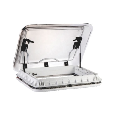RV Vent LID dakraam met LED voor reisaanhangwagens en campers - 700x500mm