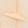 Bamboo 4-Panels Folding Room Divider for Bedroom