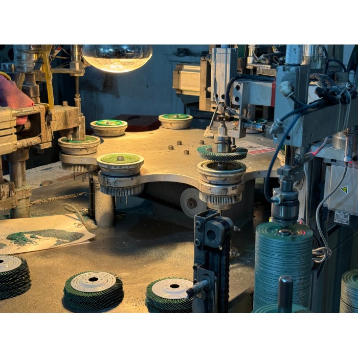 Disco de colgajo de carburo de silicio verde para metal de acero