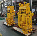 Submersible Dredge Pump with Cutter for Desilting Ash Pond yang akan dipasang di Excavator