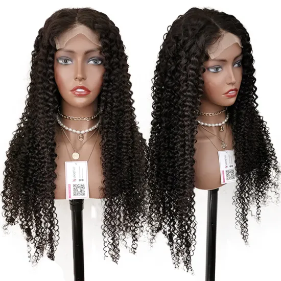 Lace closure kinky curly hair wig full transparent hd lace frontal curly wigs 100 human hair lace front brazilian hair wigs