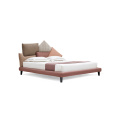 Moderno simplista Nuevo diseño Soft Sponge Leather Double cama doble