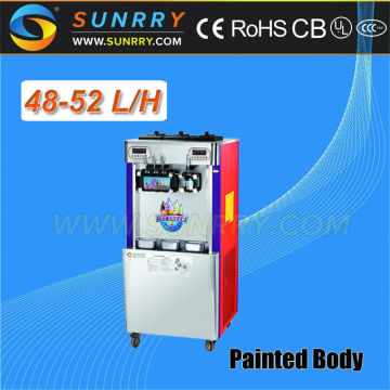 Hot sale ice cream maker machine for soft ice cream making