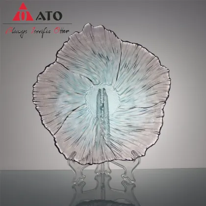 Home Dishes&Plates Glass Home Accessories Decoration