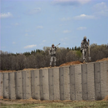Military sand wall hesco barrier