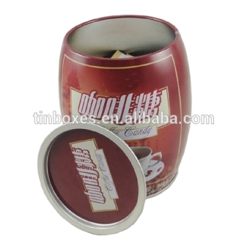 Wholesale Custom Coffee candy tin container