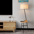 Corner Wooden Floor Lamp