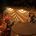 LED Solar Light Wall Lamp Summer Outdoor