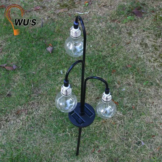 Professional manufacture factory supply glass tulip solar lights