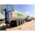 Aluminium Alloy 50-60m³ Bulk Feed/ Cereal Transport Semi Trailer