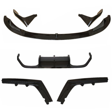 Plastic Glossy Black Mirror Cover Spoiler Side Skirts Front Splitter Lip Rear Diffuser M3 M4 F80 F82