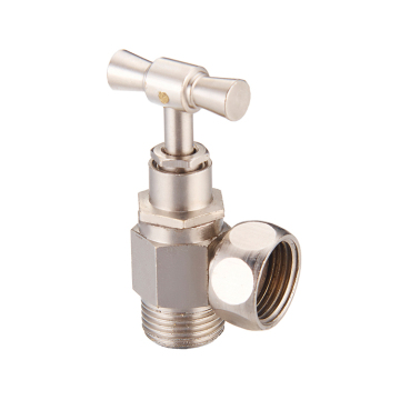 High Quality Brass Cartridges and Fittings: Huifa Brass Nickel Plating Angle Valve 1/2 * 3/8 Inch for Bathroom Accessories