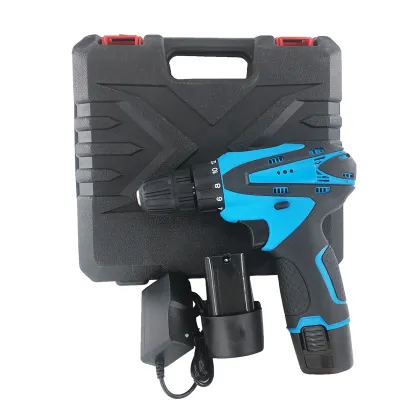 Cordless Power Drill Kit, double 12V Max Impact Hammer Drill Set w/ Lithium-Ion Battery, Fast Charger Cordless Drill/Driver