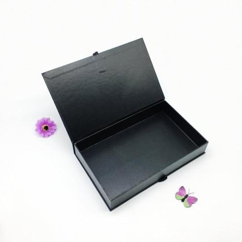 Black Luxury Cardboard Wigs Box Extension Box